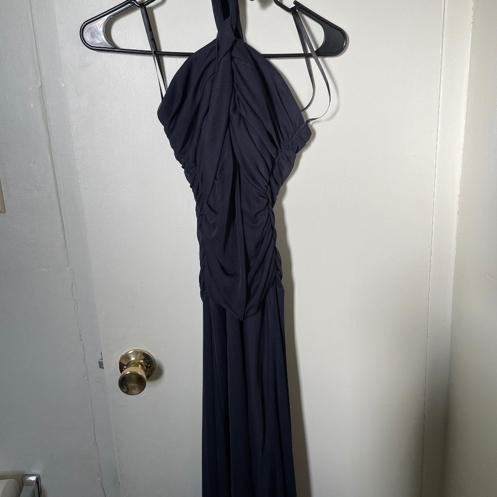 Navy prom dress